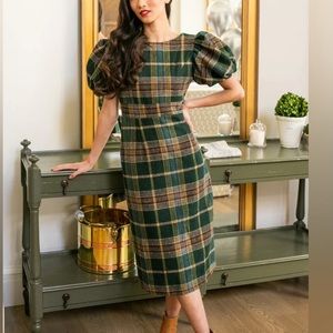 Ivy City Co Plaid Dress